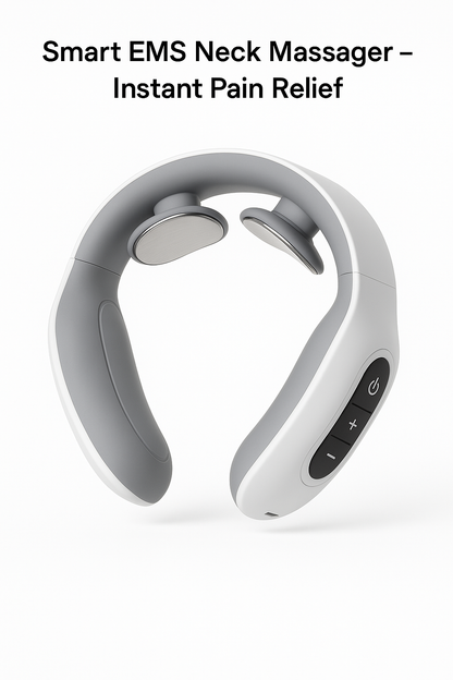 Smart EMS Neck Massager – Instant Pain Relief