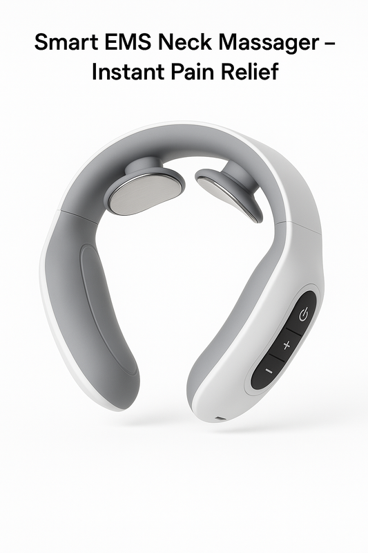 Smart EMS Neck Massager – Instant Pain Relief