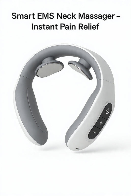Smart EMS Neck Massager – Instant Pain Relief
